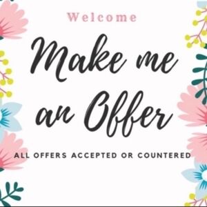 Floral Welcome Sign - Pink, Blue, Green